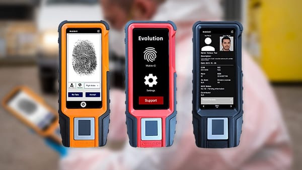 DataWorks Plus Evolution 3 handheld fingerprint scanner