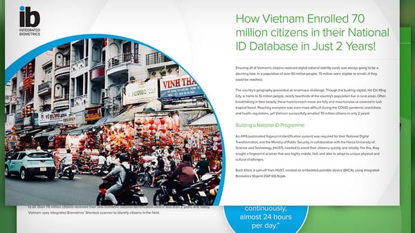 Cover of the Vietnam national ID enrollment case study