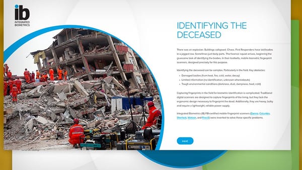 Cover of the Identifying the Deceased article