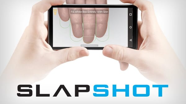 Slapshot contactless fingerprint capture technology