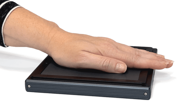 The Mannix compact mobile palm scanner