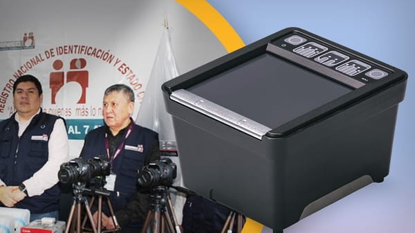 Reniec identification kit with Integrated Biometrics' Kojak ten-print scanner