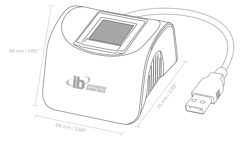 Columbo line drawing with physical dimensions