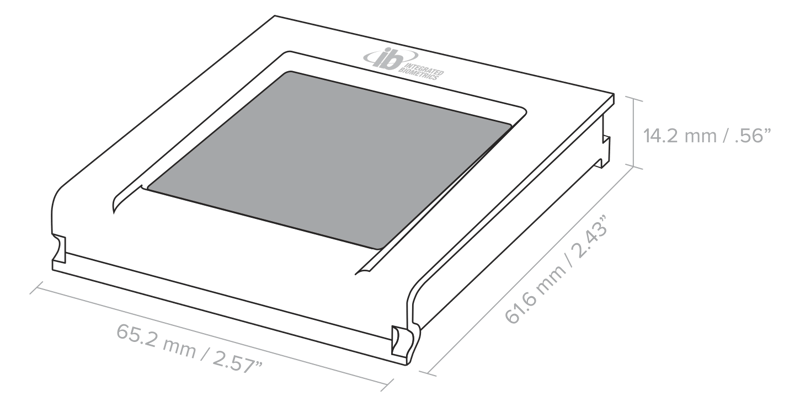 Sherlock line drawing with physical dimensions